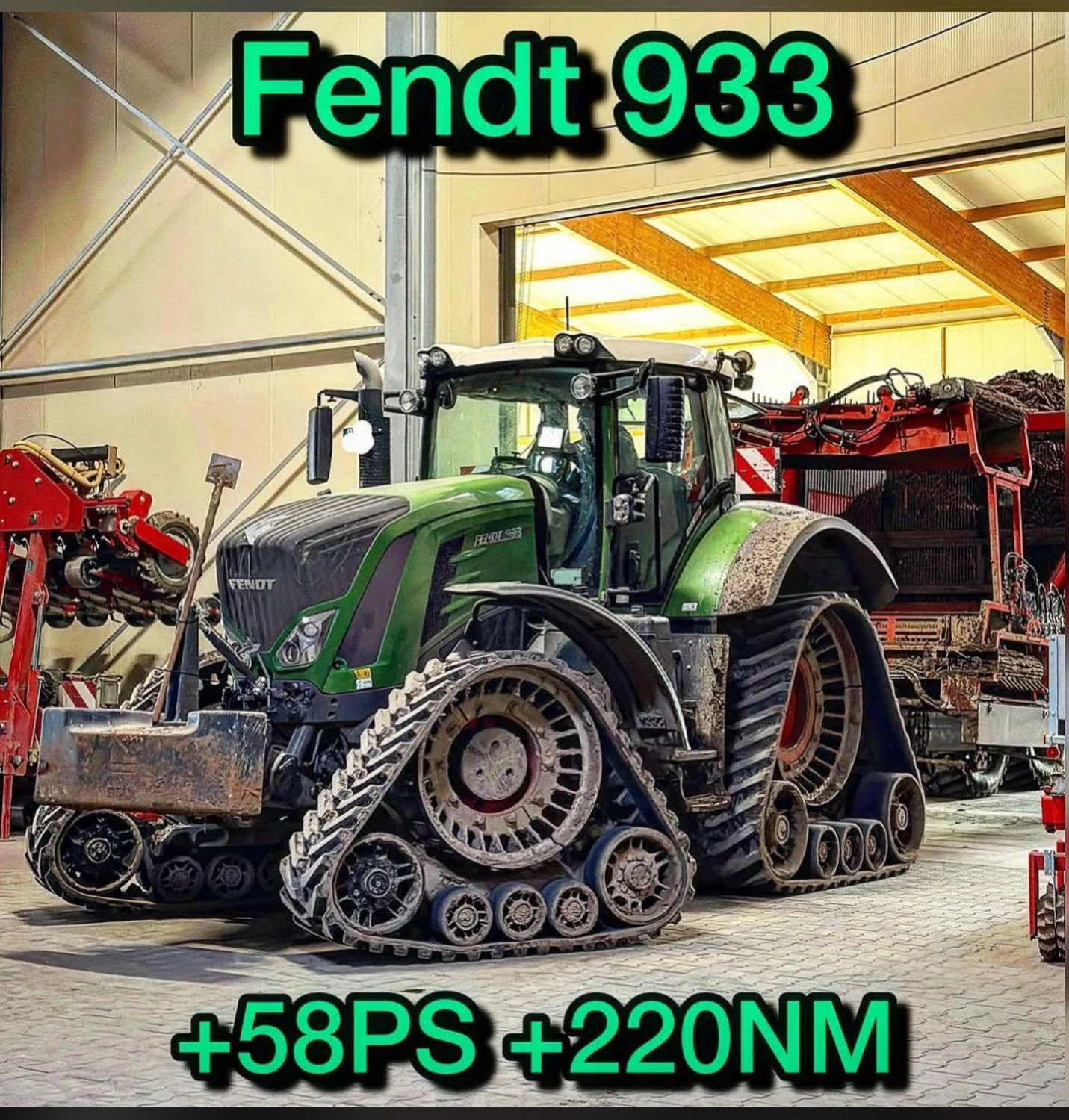 EULER KFZ MEISTERBETRIEB - Kfz-Meisterwerkstatt -Moderne Landwirtschaft mit Biokraftstoff-Traktor im Einsatz